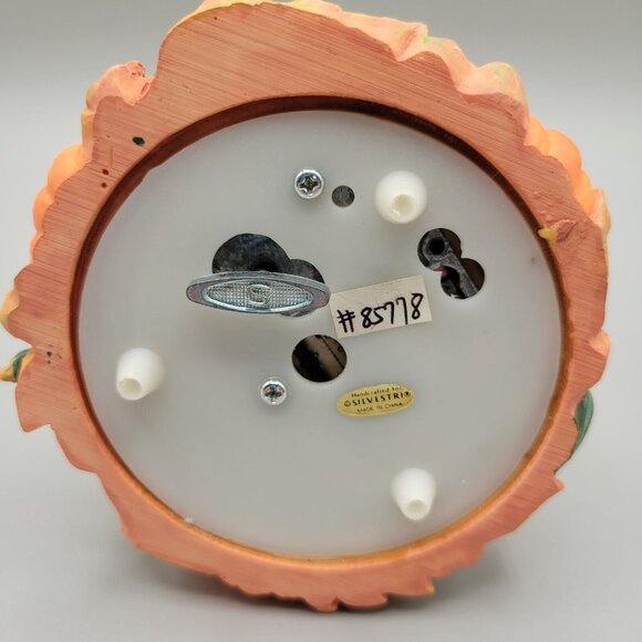 HTF Charming Tails Pumpkin Playtime Musical Water Globe Silvestri - Picture 5 of 6